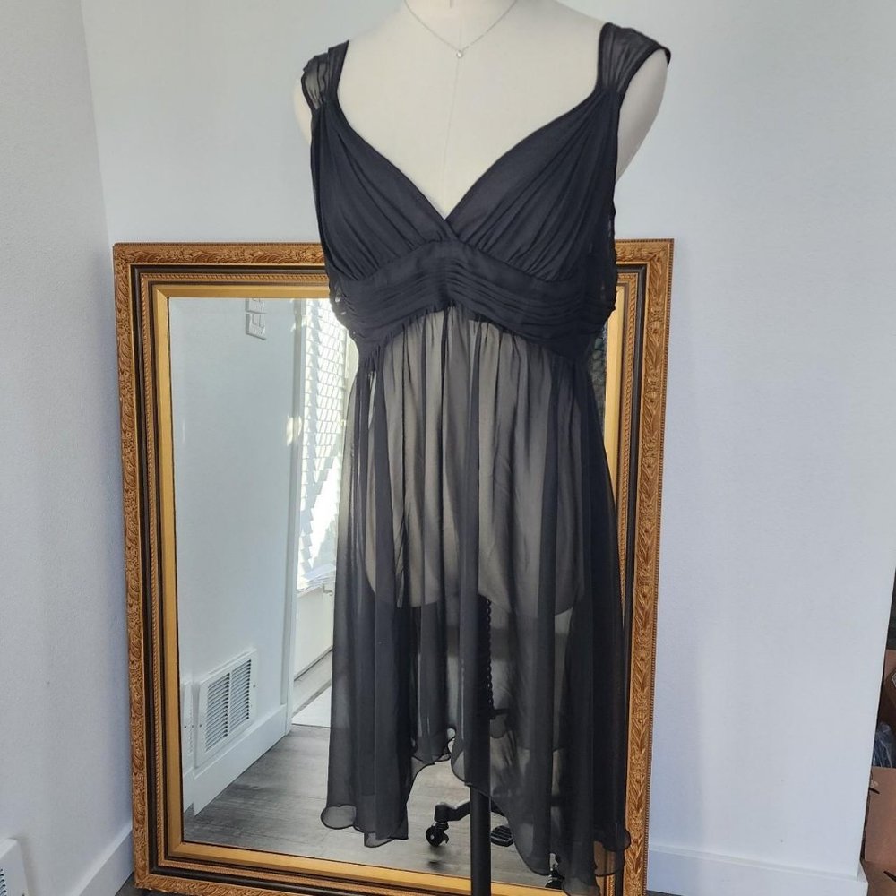 Victoria's Secret black slip dress 🎼 . ˚
